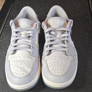 Nike Air Jordan 1 Low G Golf Shoes DD9315-002 Gray/Black/White Men's 12